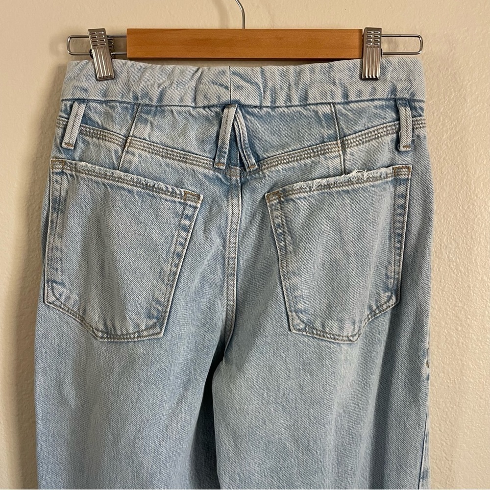 Zara x Good American 90’s Relaxed Jeans Light Wash Size 2 - Picture 9 of 12